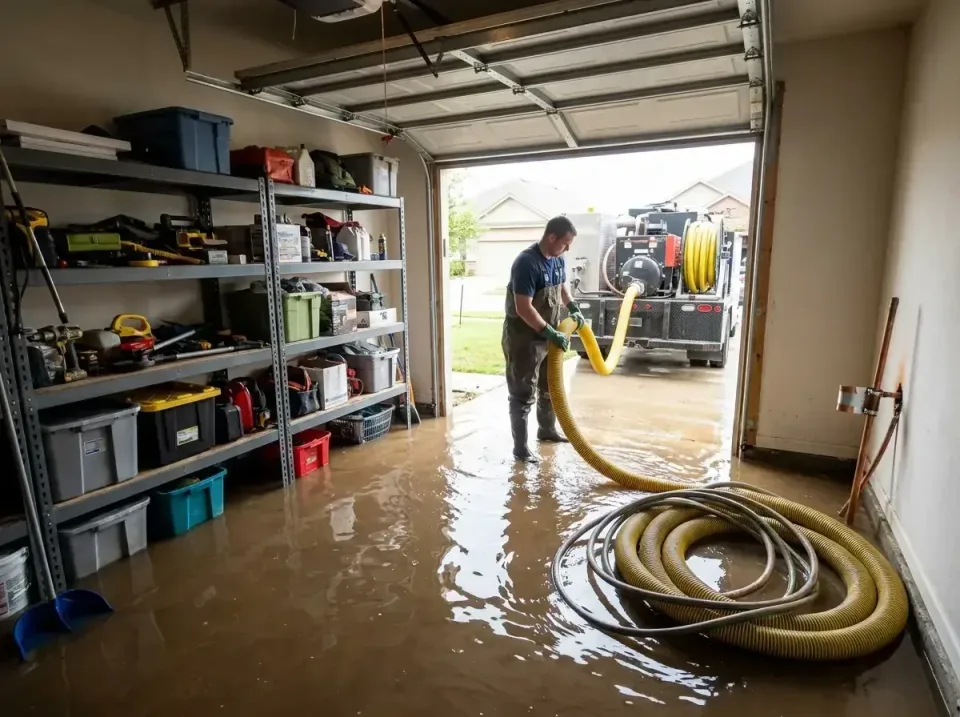 garage-flooded-from-burst-pipe-005 garage-flooded-from-burst-pipe-005 — specialist at work, Water Damage Restoration & Carpet Care in United States