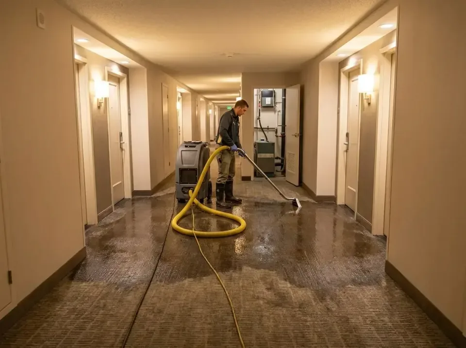 hotel-hallway-water-extraction-007 hotel-hallway-water-extraction-007 — expert technician, Water Damage Restoration & Carpet Care in United States